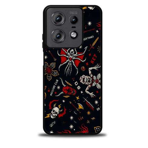 Stranger Things Hellfire Gothic Chaos 01 Motorola Moto Edge 5G 2025 Case