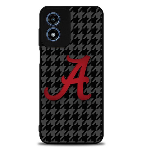 Alabama Crimson Tide Houndstooth 01 Motorola Moto G Play 2024 Case