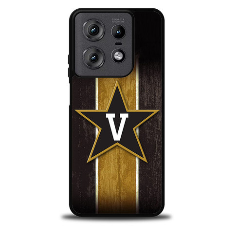 Vanderbilt Commodores Wooden Pattern Motorola Moto Edge 5G 2025 Case