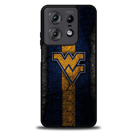 West Virginia Mountaineers Asphalt Texture Motorola Moto Edge 5G 2025 Case