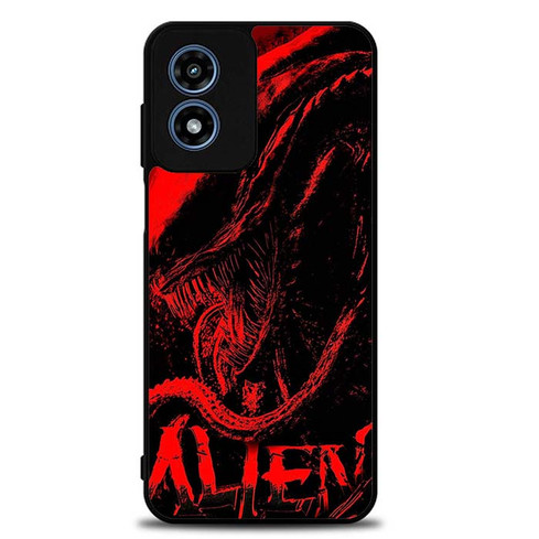 Alien Xenomorph In Red Motorola Moto G Play 2024 Case