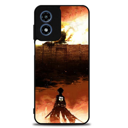 Attack on Titan Eren Yeager Motorola Moto G Play 2024 Case