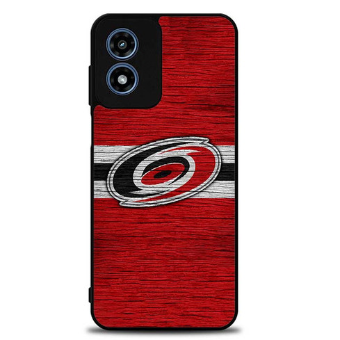 Carolina Hurricanes Wooden Pattern Motorola Moto G Play 2024 Case