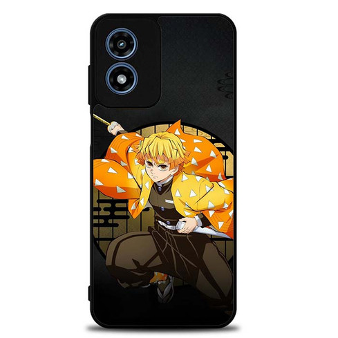 Demon Slayer Zenitsu Agatsuma Unleashed Motorola Moto G Play 2024 Case