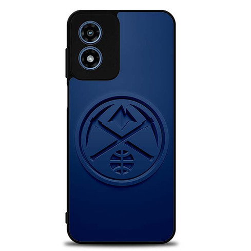 Denver Nuggets Logo Dark Blue Motorola Moto G Play 2024 Case