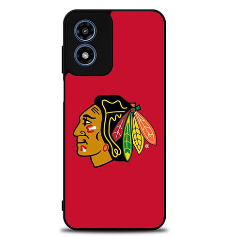 Chicago Blackhawks 01 Motorola Moto G Play 2024 Case