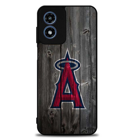 Los Angeles Angels Wooden Pattern Motorola Moto G Play 2024 Case
