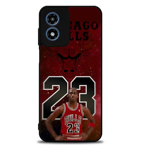 Chicago Bulls Michael Jordan 23 Motorola Moto G Play 2024 Case
