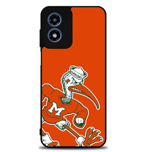 Miami Hurricanes Mascot Motorola Moto G Play 2024 Case