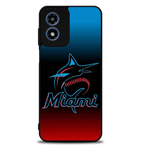 Miami Marlins 01 Motorola Moto G Play 2024 Case