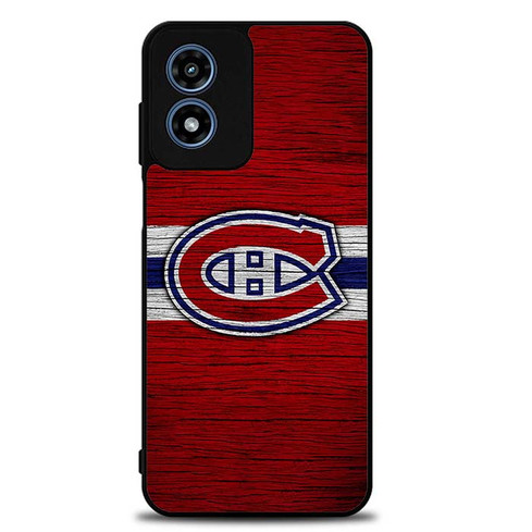 Montreal Canadiens Wooden Pattern Motorola Moto G Play 2024 Case