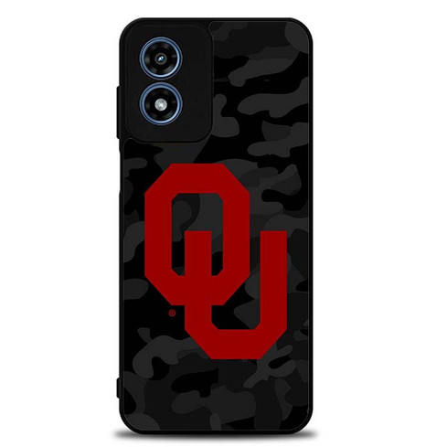 Oklahoma Sooner Camo Motorola Moto G Play 2024 Case