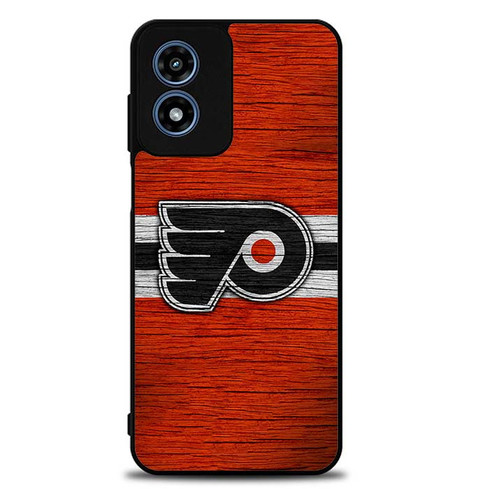 Philadelphia Flyers Wooden Pattern Motorola Moto G Play 2024 Case