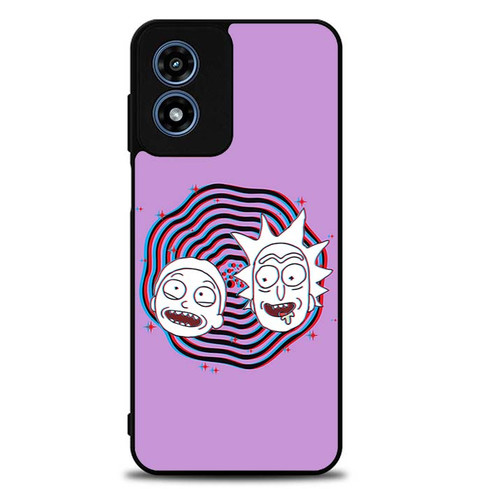 Rick and Morty Anaglyph Abyss Motorola Moto G Play 2024 Case