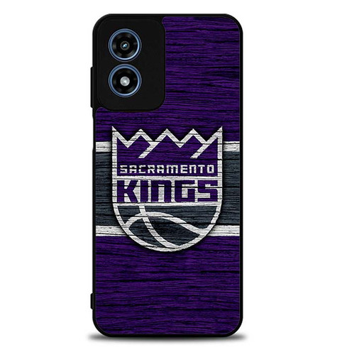 Sacramento Kings Wooden Pattern Motorola Moto G Play 2024 Case
