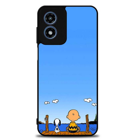 Snoopy and Charlie Brown Motorola Moto G Play 2024 Case