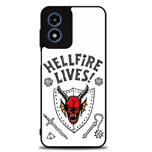 Stranger Things Hellfire Lives Motorola Moto G Play 2024 Case