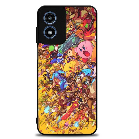 Super Smash Bros Ultimate Mural Motorola Moto G Play 2024 Case