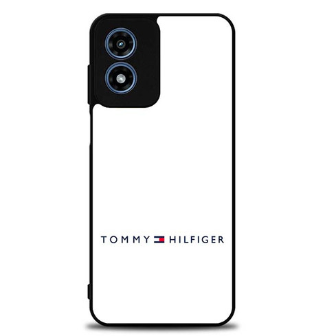 Tommy Hilfiger White Motorola Moto G Play 2024 Case