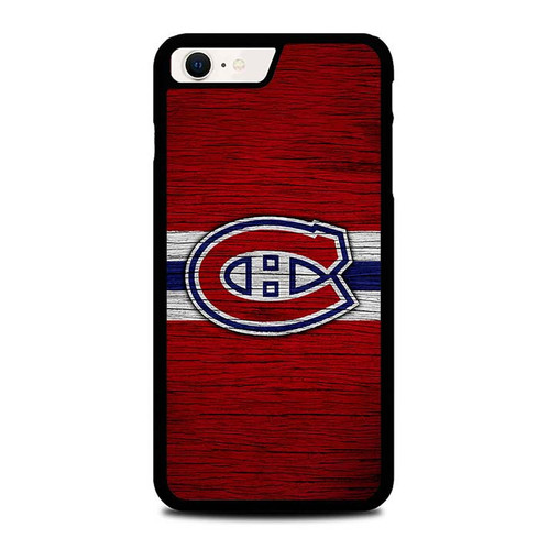 Montreal Canadiens Wooden Pattern iPhone SE 2022 Case