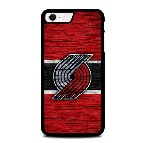 Portland Trail Blazers Wooden Pattern iPhone SE 2022 Case