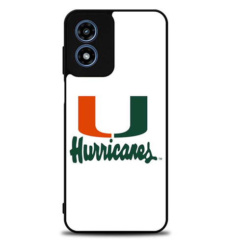 Miami Hurricanes 02 Motorola Moto G Play 2024 Case