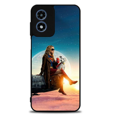 Supergirl 2026 Krypto in Space Ship Motorola Moto G Play 2024 Case