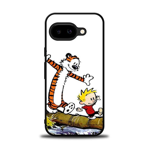 Calvin and Hobbes Playing Google Pixel 9A Case