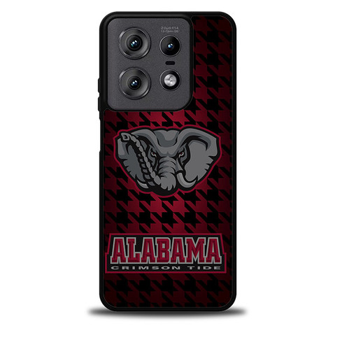 Alabama Crimson Tide Houndstooth 02 Motorola Moto Edge Case