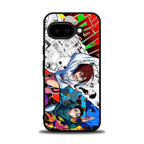 Dandadan Momo Ayase and Okarun Google Pixel 9A Case