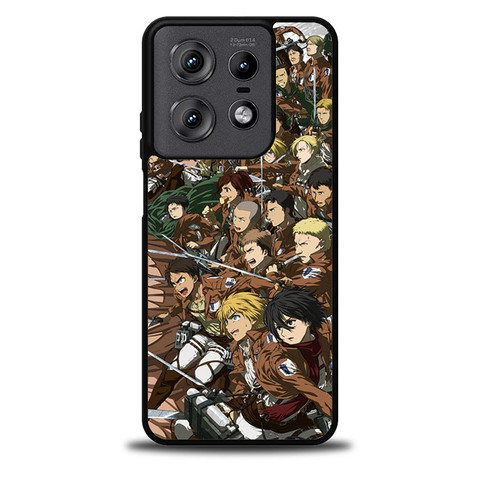Attack on Titan All Characters Motorola Moto Edge Case