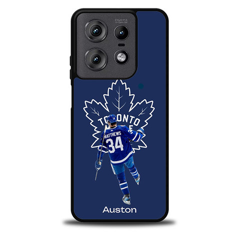 Auston Matthews Maple Leafs Motorola Moto Edge Case