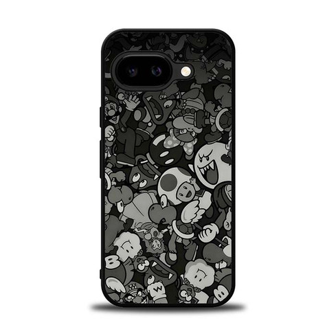 Mario Luigi Bowser Toad Boo and Wario Google Pixel 9A Case