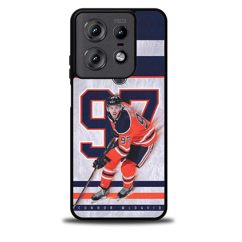 Connor McDavid Oilers 02 Motorola Moto Edge Case
