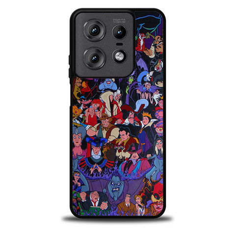 Disney Villain Collages Motorola Moto Edge Case
