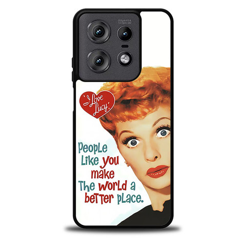 I Love Lucy Quotes Motorola Moto Edge Case