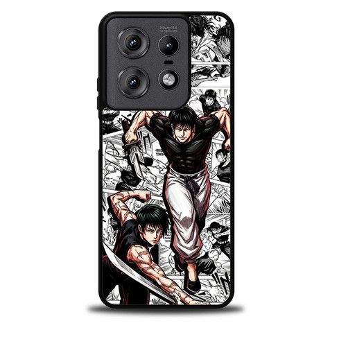 Jujutsu Kaisen Toji and Maki Zenin Motorola Moto Edge Case
