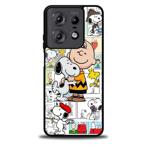 Snoopy Huging Motorola Moto Edge Case