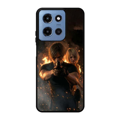 Resident Evil 4 Remake Leon and Ashley G Motorola Moto G 5G 2025 Case