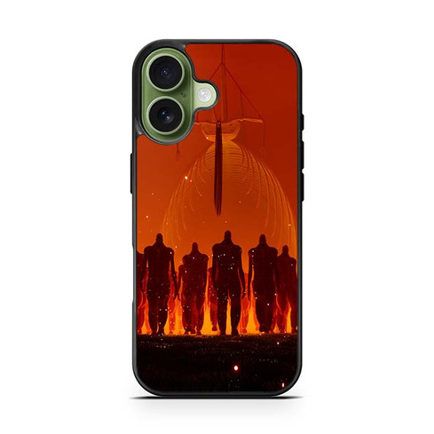 Attack on Titan Rumbling Titan iPhone 17 Case