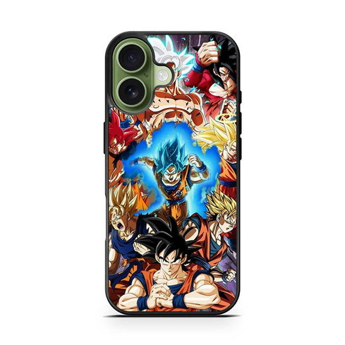 Dragon Ball Z Goku All Saiyan Form iPhone 17 Case