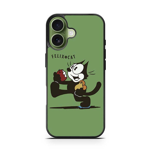 Felix The Cat Eat Apple iPhone 17 Case