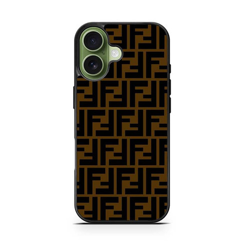 Fendi Brown iPhone 17 Case