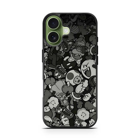 Mario Luigi Bowser Toad Boo and Wario iPhone 17 Case
