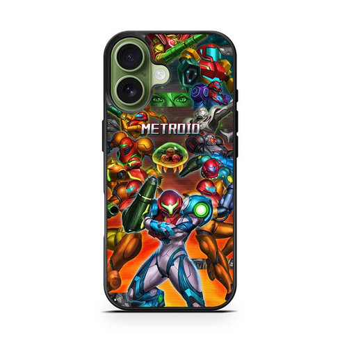 Metroid collage Samuss evolution iPhone 17 Case