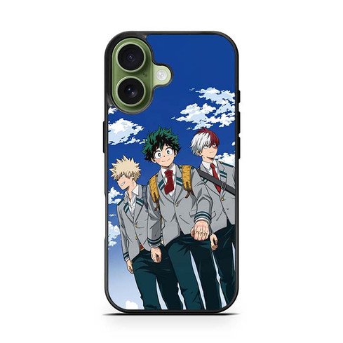 My Hero Academia Bakugo Midoriya and Todoroki iPhone 17 Case