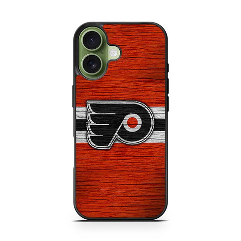 Philadelphia Flyers Wooden Pattern iPhone 17 Case