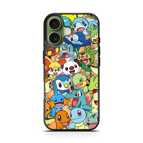 Pokemon starter collage iPhone 17 Case