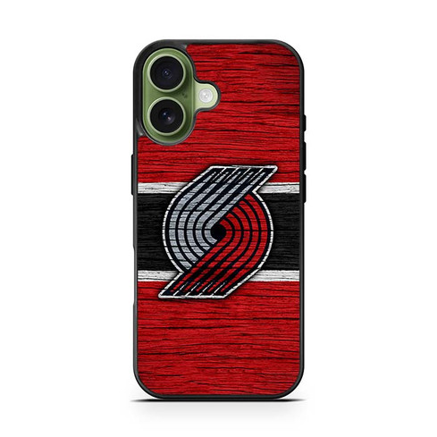 Portland Trail Blazers Wooden Pattern iPhone 17 Case