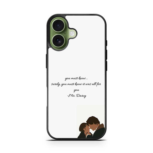 Pride and Prejudice Quote iPhone 17 Case